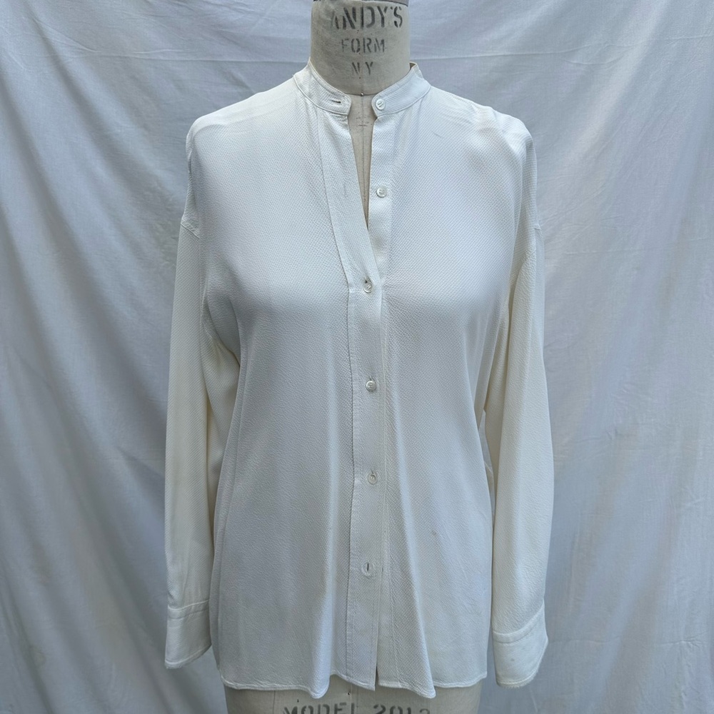 Helmut Lang Cream Women's Blouse